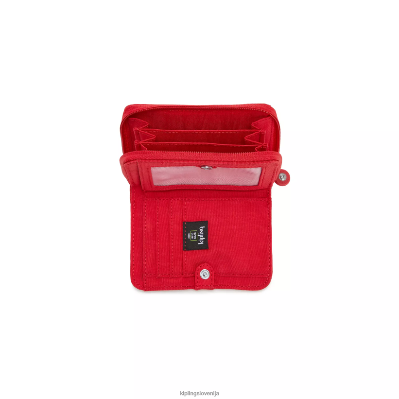 Kipling V4X2B302 rdeče rdečilo denar ljubi majhno denarnico ženske denarnice in zapestnice