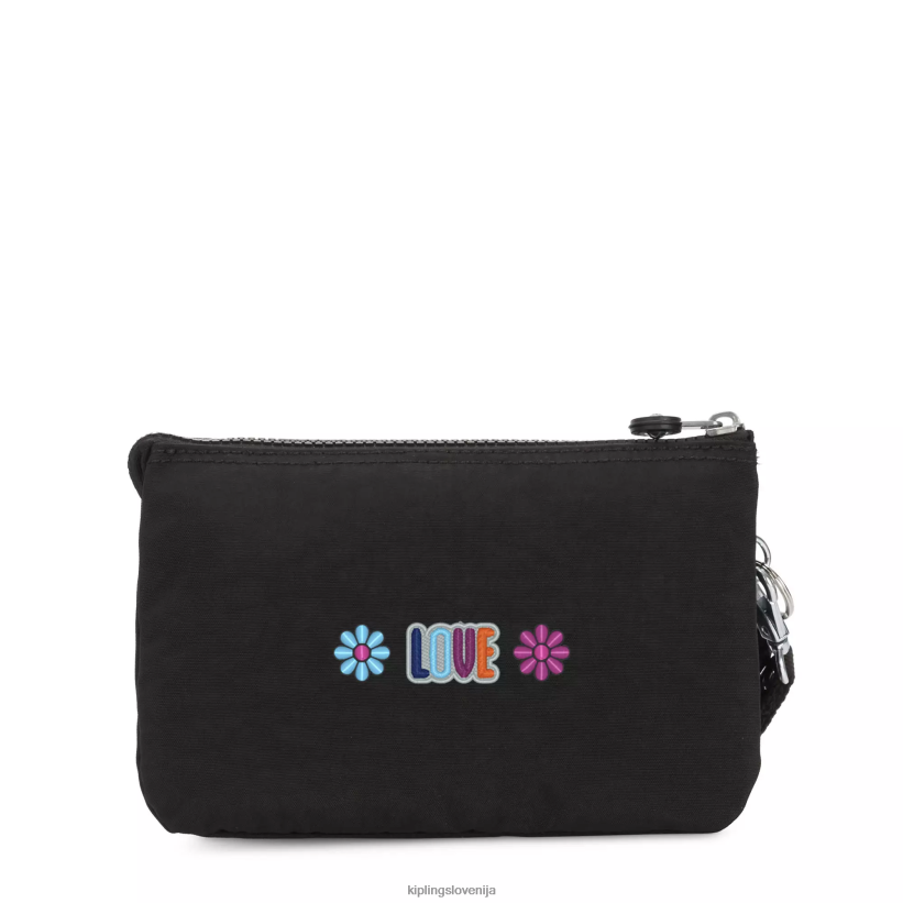 Kipling V4X2B541 črni noir ustvarjalnost ekstra velika zapestje ženske denarnice in zapestnice