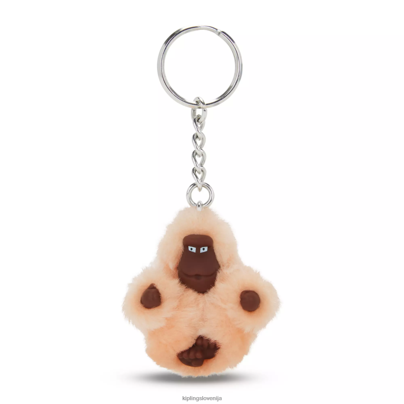 Kipling V4X2B700 mehka breskev sven ekstra majhen obesek za ključe opica ženske obeski za ključe
