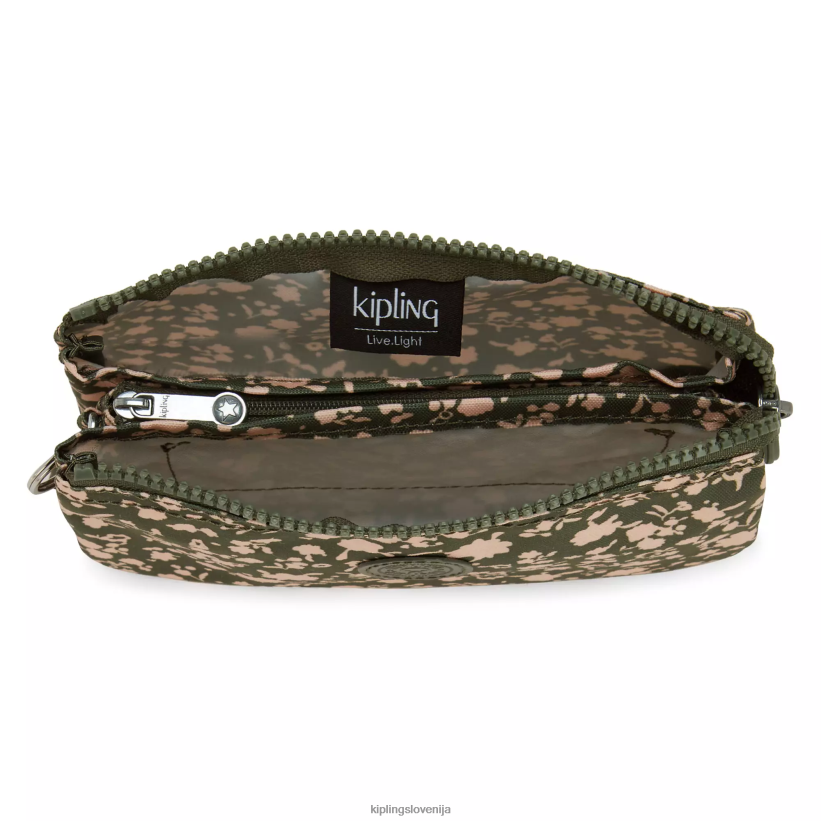 Kipling V4X2B306 sveža cvetlična ustvarjalna torbica z velikim potiskom ženske vrečke