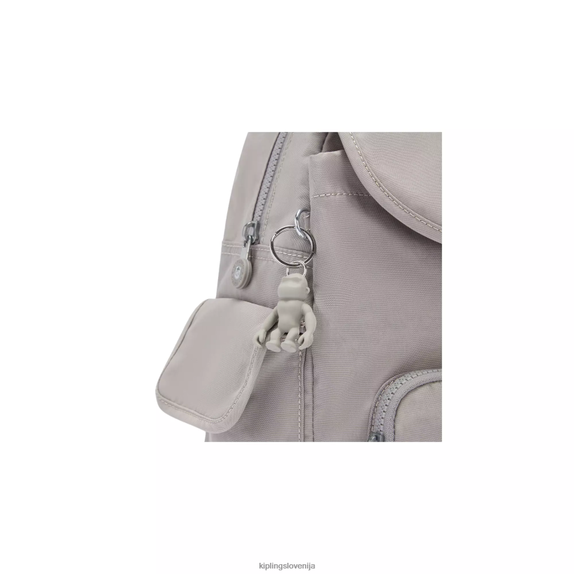 Kipling V4X2B406 siva gris city ​​pack mali nahrbtnik ženske majhni nahrbtniki