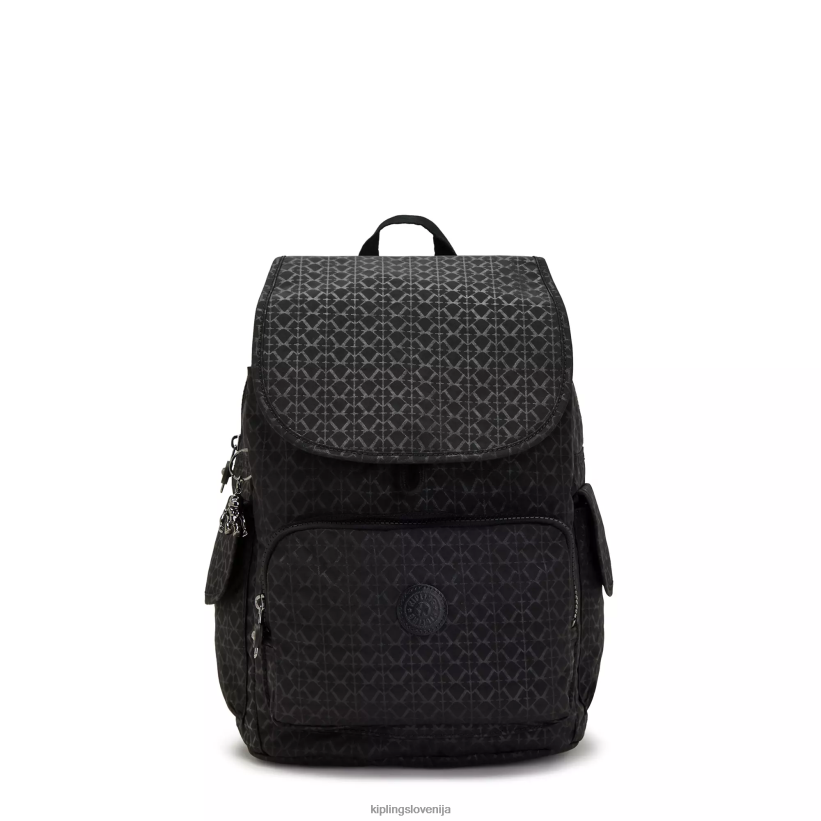 Kipling V4X2B363 vtisnjen podpis nahrbtnik s potiskom city pack ženske modni nahrbtniki