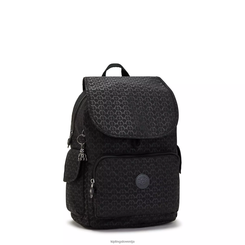 Kipling V4X2B363 vtisnjen podpis nahrbtnik s potiskom city pack ženske modni nahrbtniki