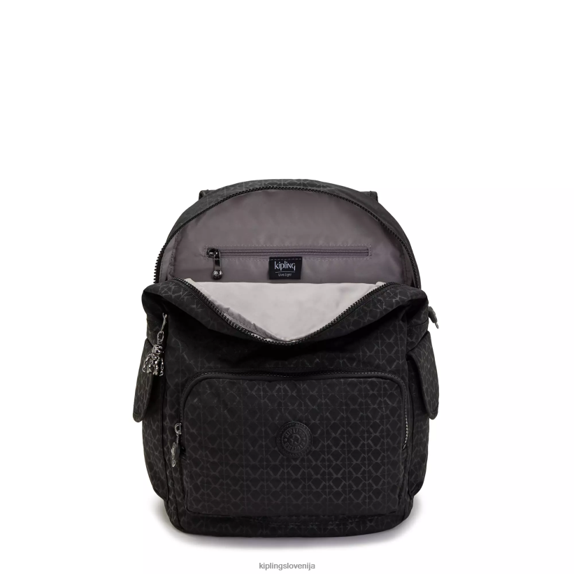 Kipling V4X2B363 vtisnjen podpis nahrbtnik s potiskom city pack ženske modni nahrbtniki