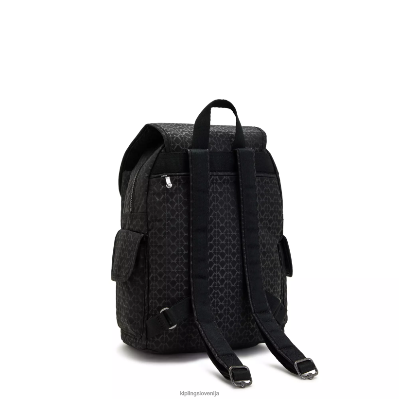Kipling V4X2B363 vtisnjen podpis nahrbtnik s potiskom city pack ženske modni nahrbtniki