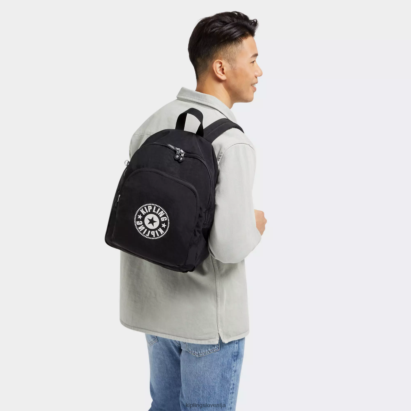 Kipling V4X2B372 black lite srednji nahrbtnik curtis ženske modni nahrbtniki