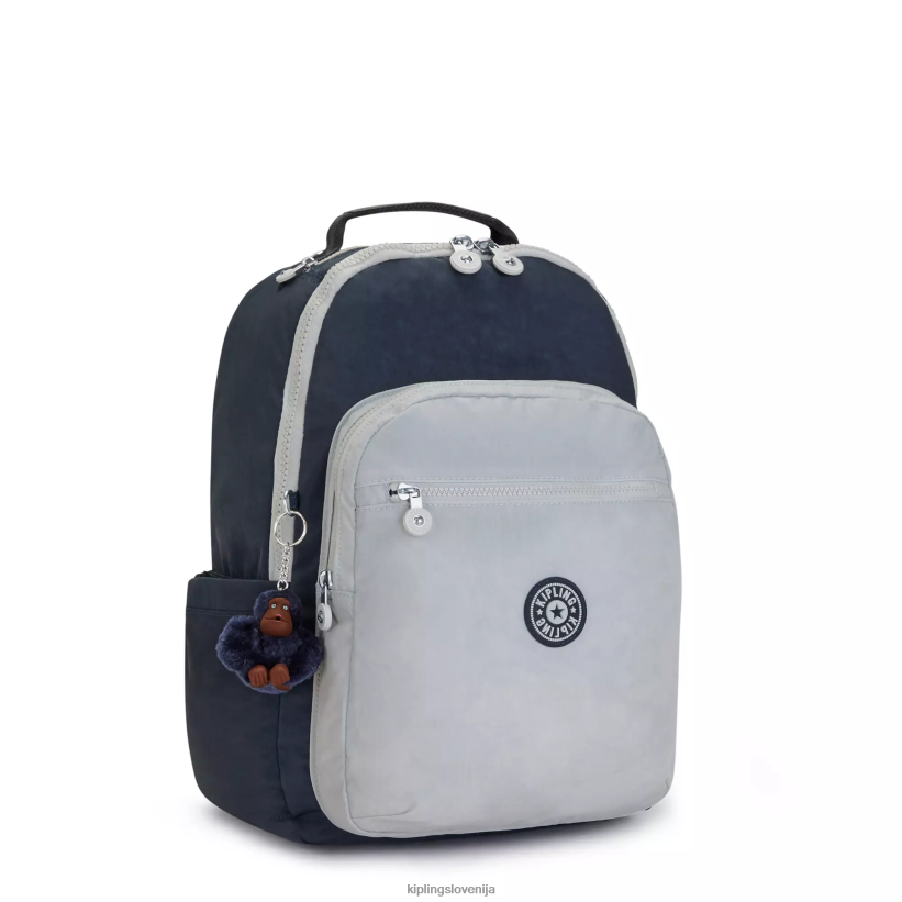 Kipling V4X2B430 prava modro siva Seoul velik 15