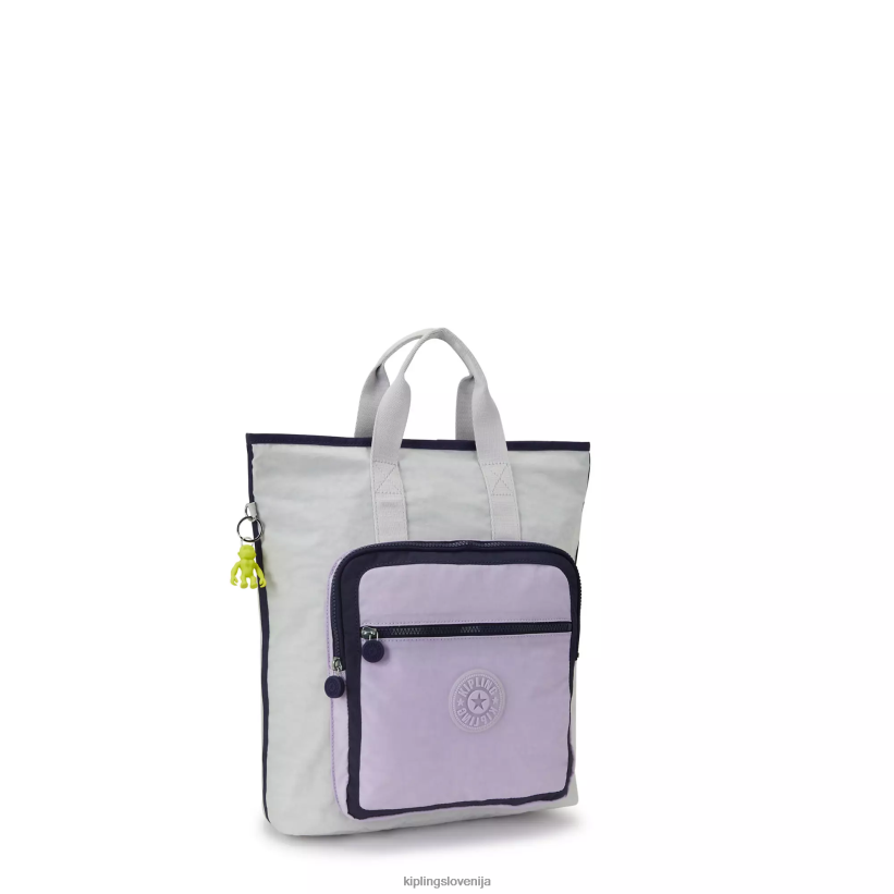 Kipling V4X2B446 sivo lila blok nahrbtnik sia 15