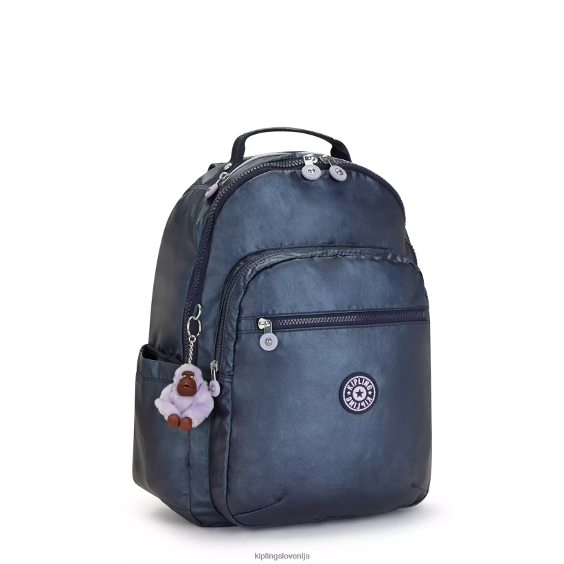 Kipling V4X2B460 admiralsko modra Seoul velik kovinski 15
