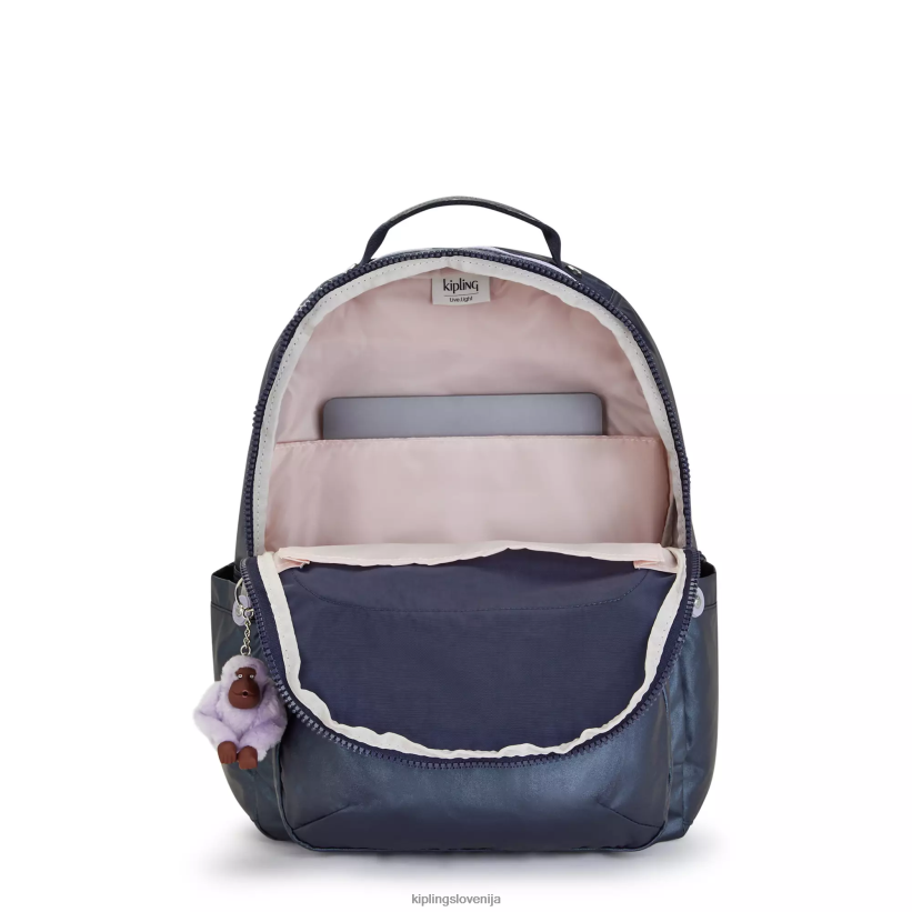 Kipling V4X2B460 admiralsko modra Seoul velik kovinski 15