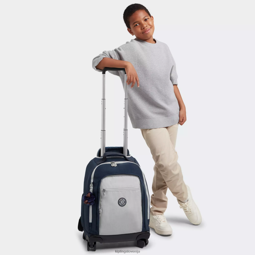 Kipling V4X2B479 prava modro siva nahrbtnik za prenosni računalnik new zea 15