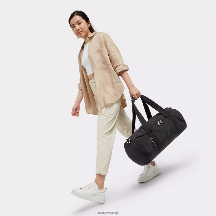 Kipling V4X2B330 črni noir majhna športna torba argus ženske duffle torbe