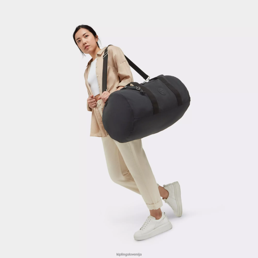 Kipling V4X2B332 črni noir srednja športna torba argus ženske duffle torbe