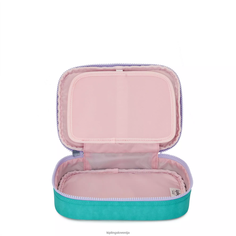 Kipling V4X2B568 deskarsko zelena etui za 100 pisal ženske peresa in svinčniki