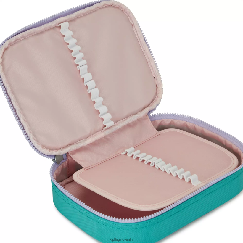 Kipling V4X2B568 deskarsko zelena etui za 100 pisal ženske peresa in svinčniki