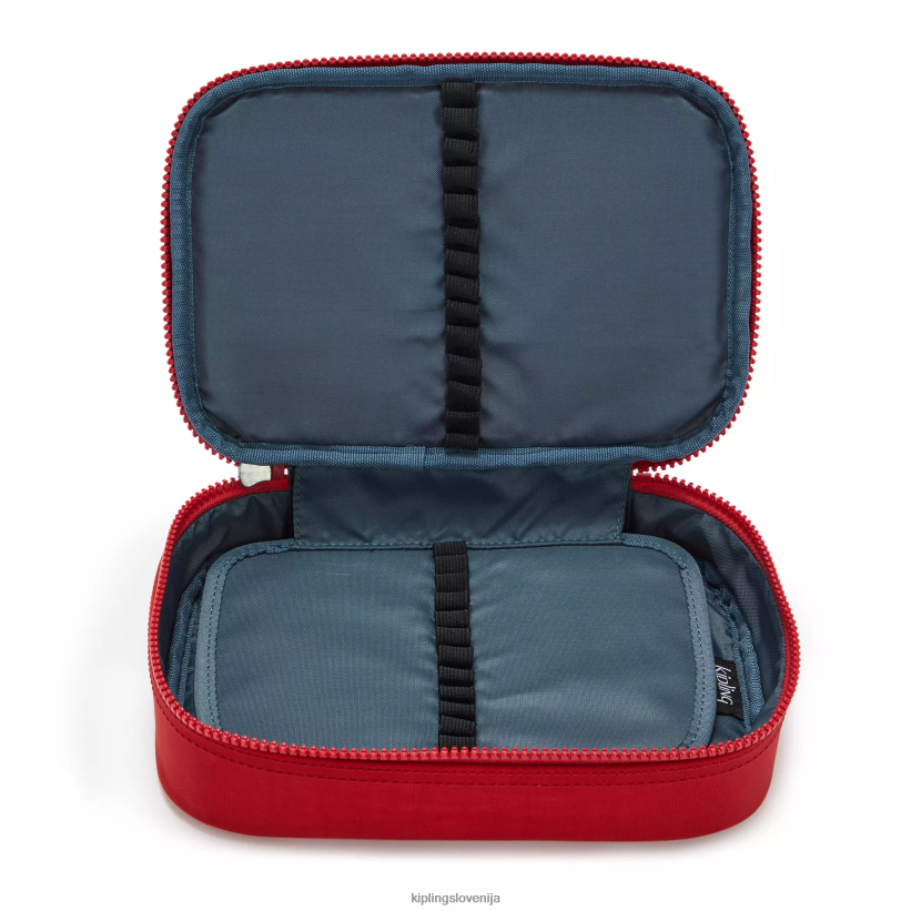 Kipling V4X2B571 češnjev ton etui za 100 pisal ženske peresa in svinčniki