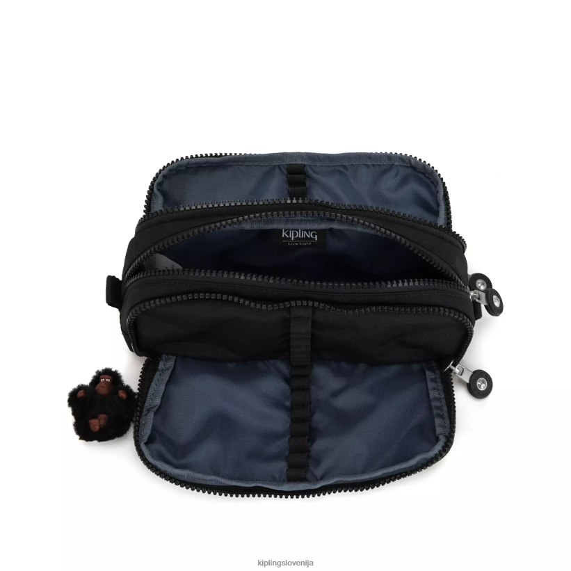 Kipling V4X2B581 prava črna gitroy etui za svinčnike ženske peresa in svinčniki