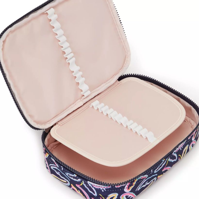 Kipling V4X2B589 palm fiesta tisk Etui s potiskom za 100 pisal ženske peresa in svinčniki