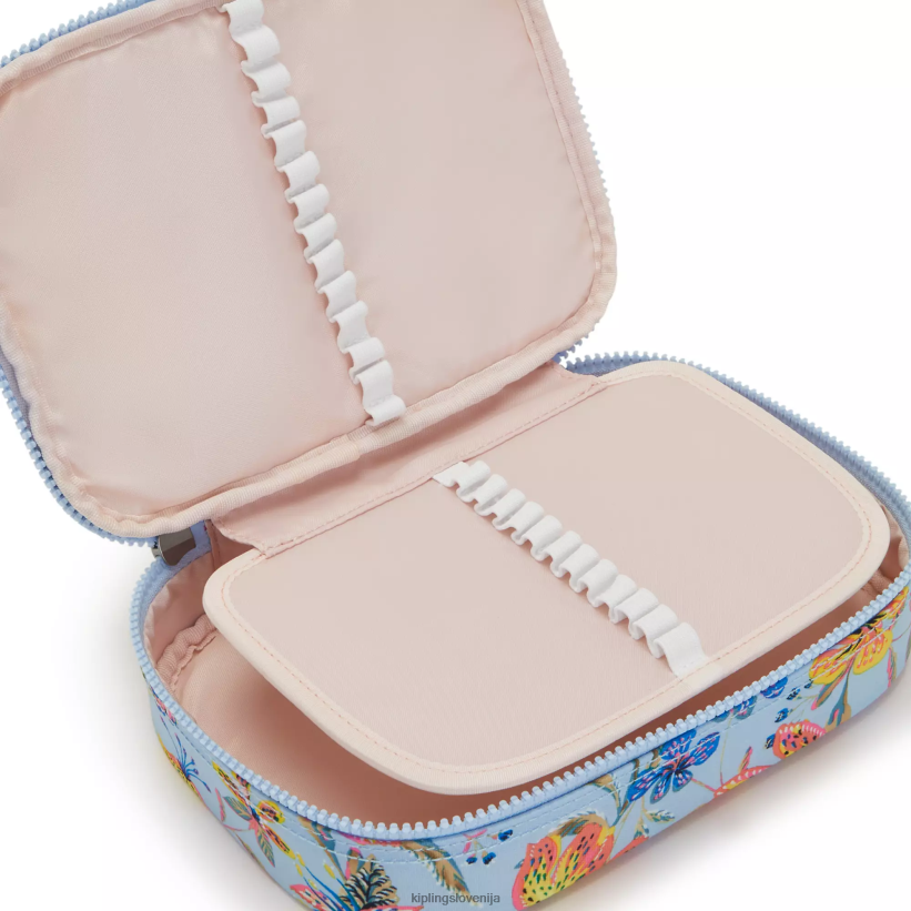 Kipling V4X2B592 divje rože Etui s potiskom za 100 pisal ženske peresa in svinčniki