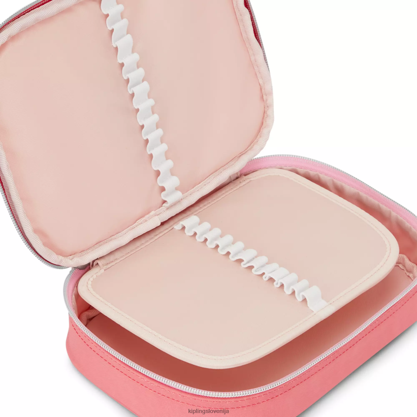 Kipling V4X2B626 vesela roza zabava etui za 100 pisal ženske peresa in svinčniki