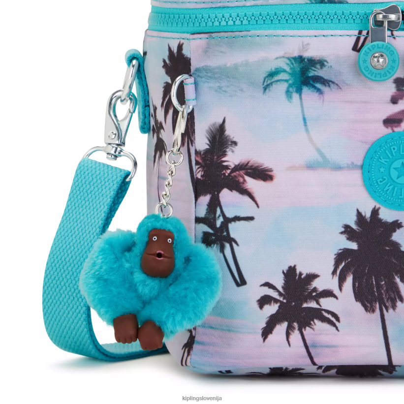 Kipling V4X2B623 senčni odtis dlani vrečka za kosilo s tiskanim grahamom ženske vrečke za kosilo