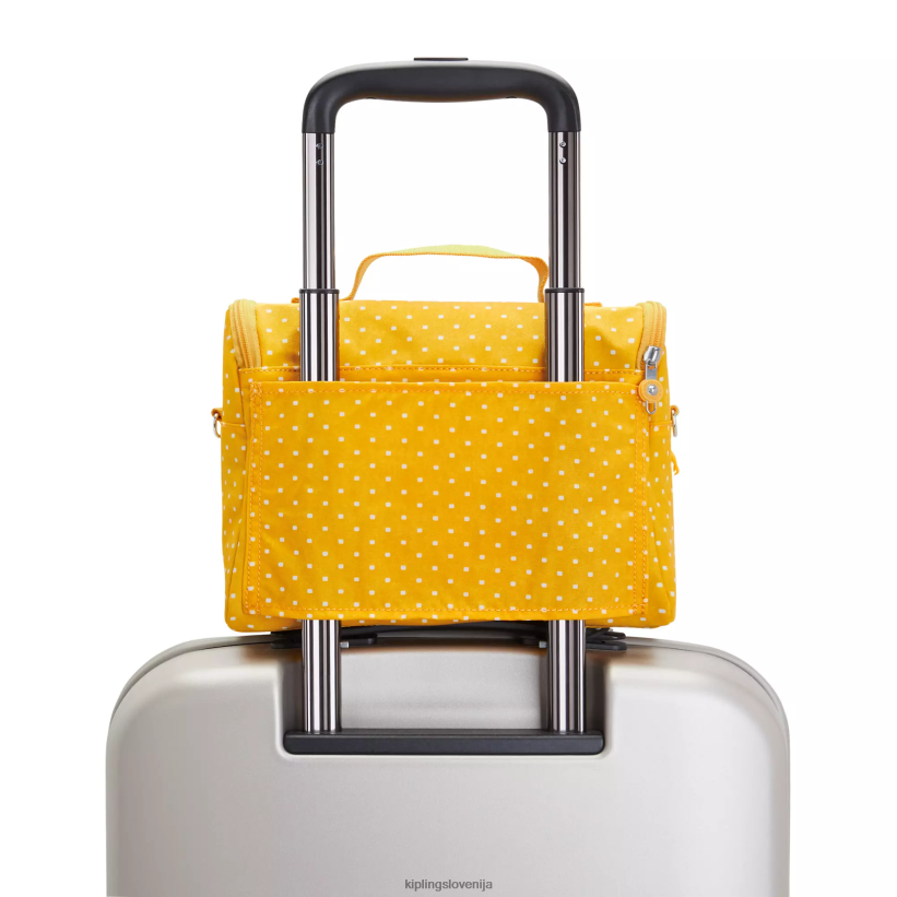 Kipling V4X2B637 rumena mehka pika nova vrečka za kosilo s potiskom kichirou ženske vrečke za kosilo