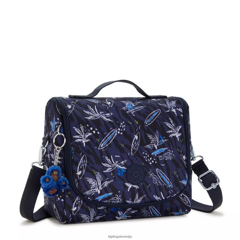 Kipling V4X2B638 surf morski tisk nova vrečka za kosilo s potiskom kichirou ženske vrečke za kosilo