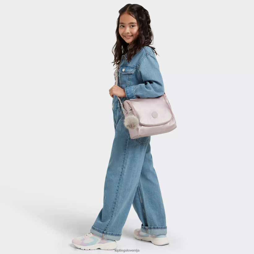 Kipling V4X2B655 kovinska vrtnica nova kovinska torba za kosilo kichirou ženske vrečke za kosilo