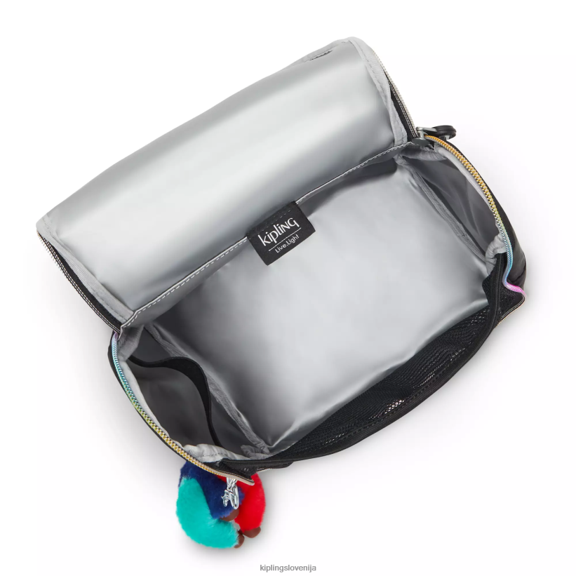 Kipling V4X2B656 res črna mavrica vrečko za kosilo kichirou ženske vrečke za kosilo