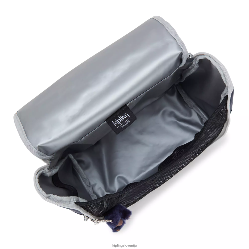 Kipling V4X2B657 prava modro siva nova torba za kosilo kichirou kichirou ženske vrečke za kosilo