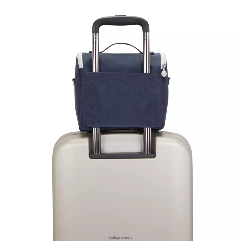 Kipling V4X2B657 prava modro siva nova torba za kosilo kichirou kichirou ženske vrečke za kosilo