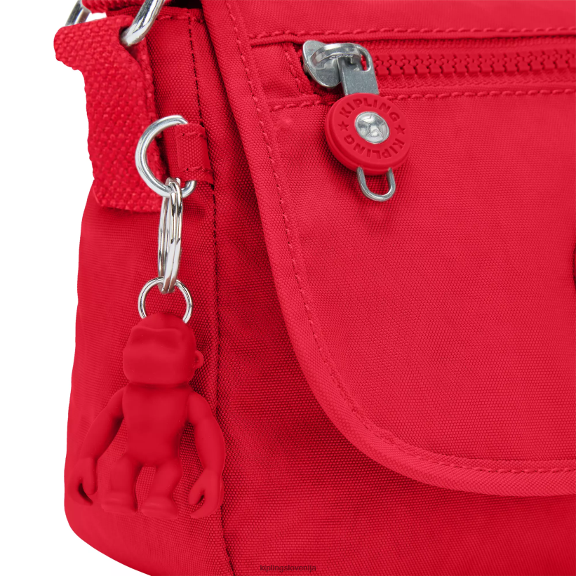 Kipling V4X2B195 rdeče rdečilo sabian mini torba čez telo ženske mini vrečke