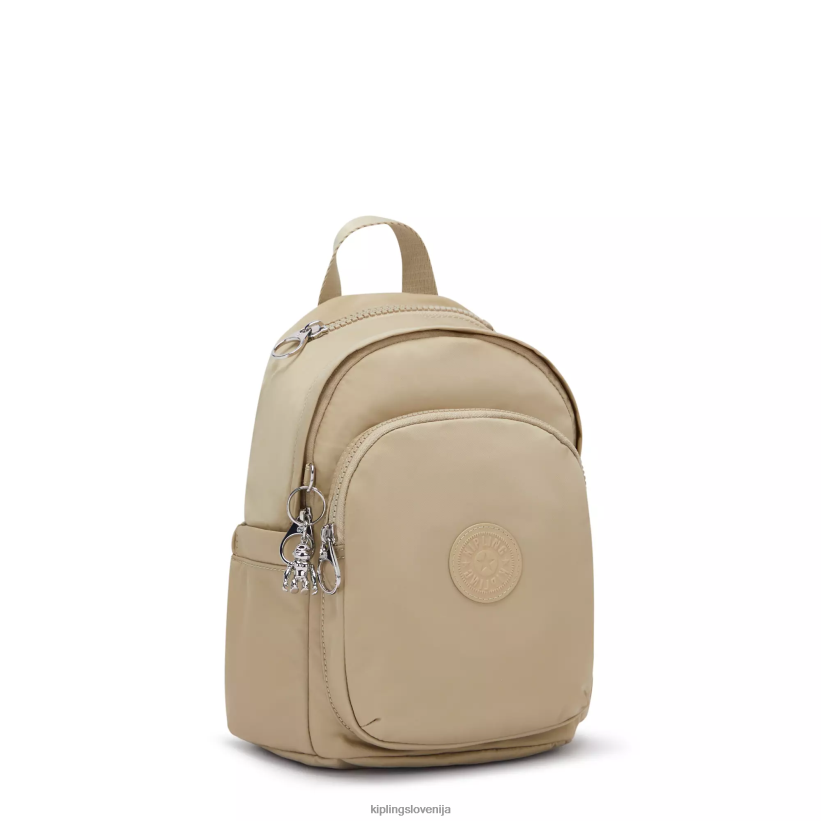 Kipling V4X2B368 naravna bež mini nahrbtnik delia ženske mini vrečke