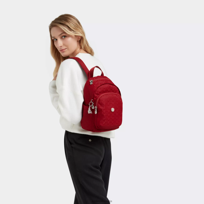 Kipling V4X2B387 signature red mini nahrbtnik delia ženske mini vrečke