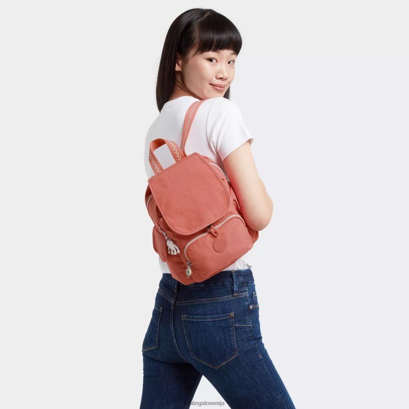 Kipling V4X2B416 vintage roza mini nahrbtnik city pack ženske mini vrečke