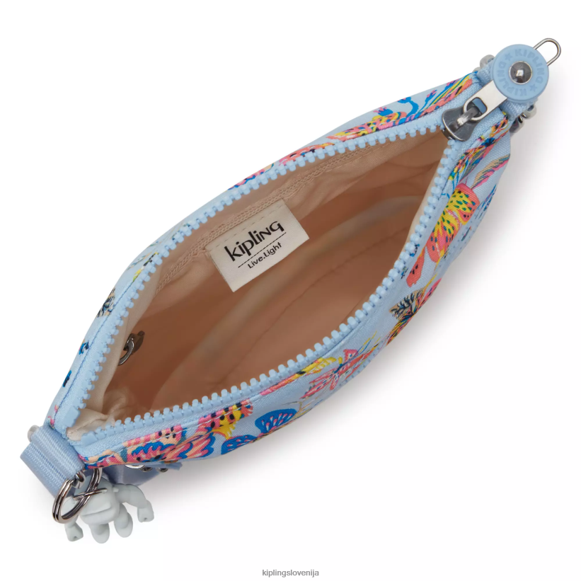 Kipling V4X2B6 divje rože mini torbica za čez telo s potiskom keiko ženske mini vrečke