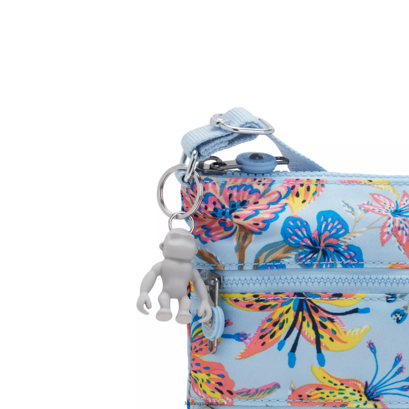 Kipling V4X2B6 divje rože mini torbica za čez telo s potiskom keiko ženske mini vrečke