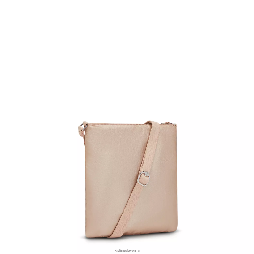 Kipling V4X2B97 kovinski zlati obesek keiko kovinska mini torbica za čez ramo ženske mini vrečke