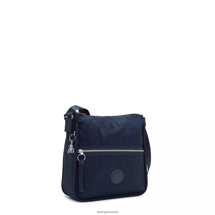 Kipling V4X2B246 modra modra 2 torba za čez ramo oswin ženske torbe za čez ramo