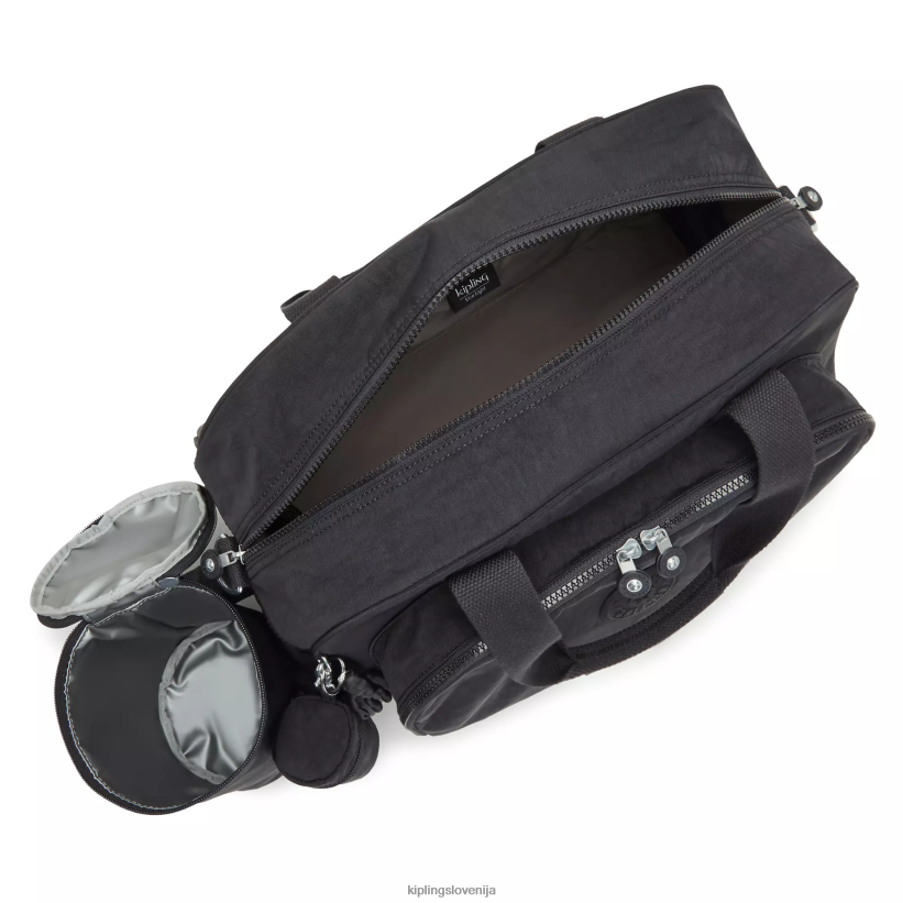 Kipling V4X2B241 črni noir camama previjalna torba ženske torbe za plenice