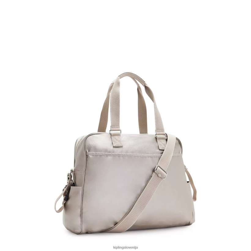 Kipling V4X2B253 kovinski sijaj alanna kovinska previjalna torba ženske torbe za plenice