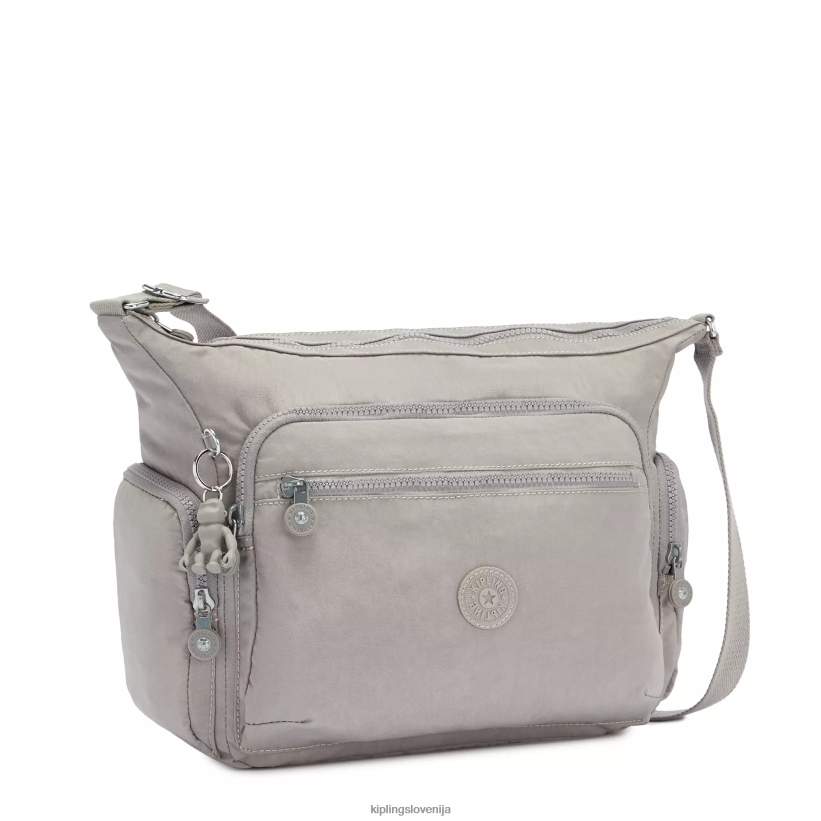 Kipling V4X2B129 siva gris gabbie torba za čez ramo ženske torbice za čez ramo