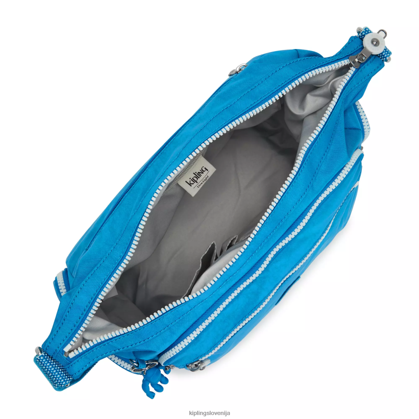 Kipling V4X2B133 željna modra gabbie torba za čez ramo ženske torbice za čez ramo