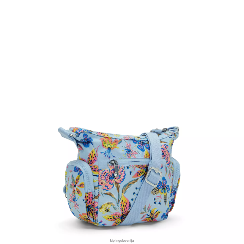 Kipling V4X2B141 divje rože gabbie mini potiskana torbica za čez ramo ženske torbice za čez ramo