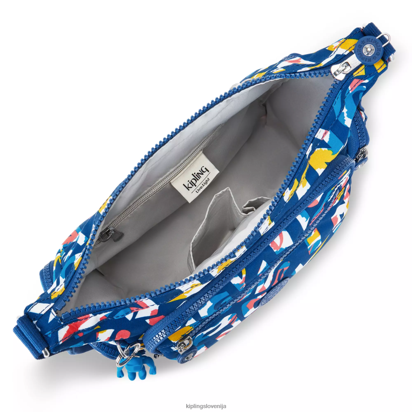 Kipling V4X2B146 neon gabbie majhna potiskana torbica za čez ramo ženske torbice za čez ramo