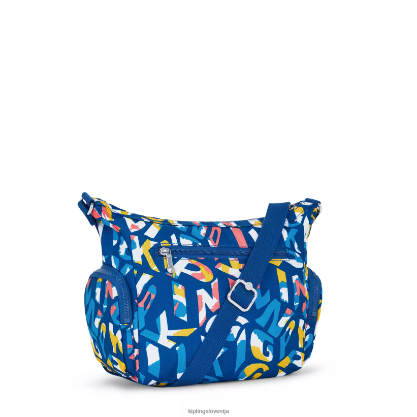 Kipling V4X2B146 neon gabbie majhna potiskana torbica za čez ramo ženske torbice za čez ramo