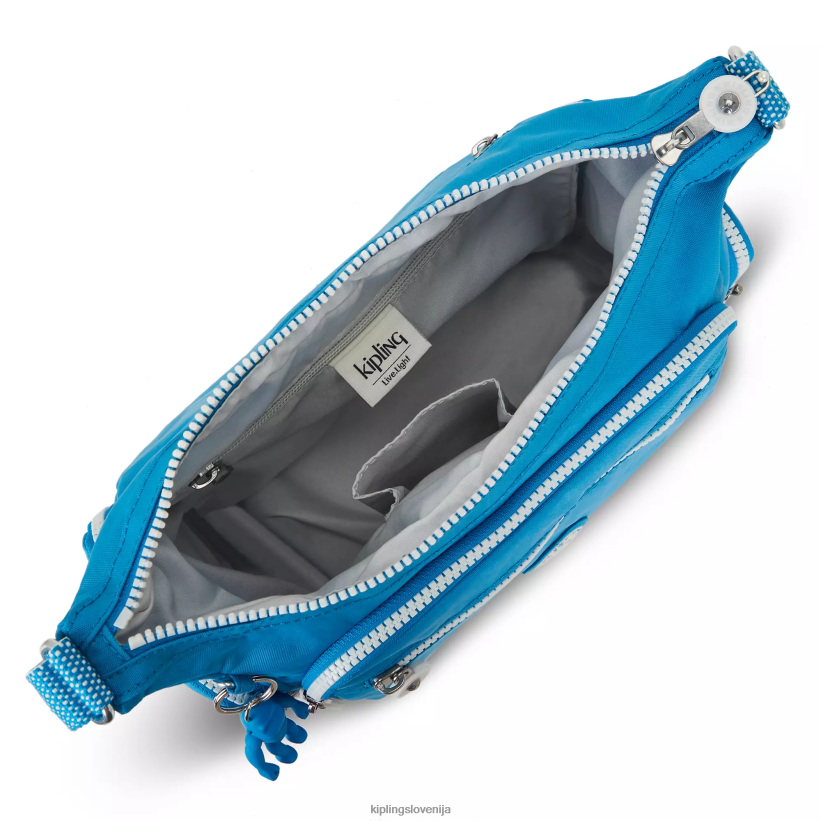 Kipling V4X2B163 željna modra gabbie majhna torbica za čez ramo ženske torbice za čez ramo