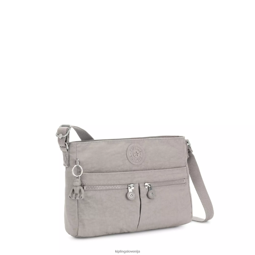 Kipling V4X2B167 siva gris nova torba za čez ramo angie ženske torbice za čez ramo