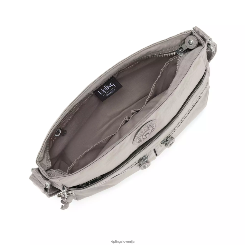Kipling V4X2B167 siva gris nova torba za čez ramo angie ženske torbice za čez ramo