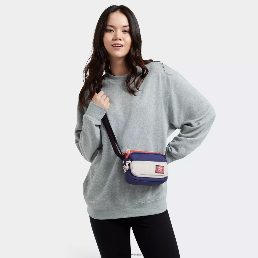 Kipling V4X2B174 ultimativni mornariški blok sisko torba za čez ramo ženske torbice za čez ramo